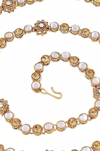 Aheli traditional kundan waist belt kamarband belly chain for women
