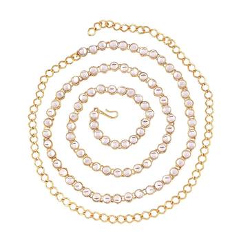 Aheli traditional jewellery kundan waist belt kamarband belly chain for women 3