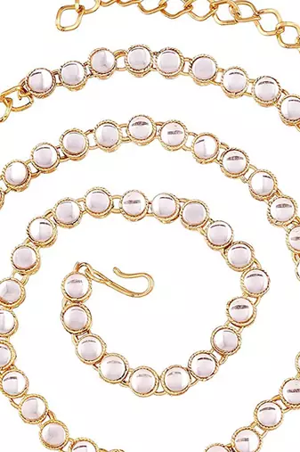 Aheli traditional jewellery kundan waist belt kamarband belly chain for women