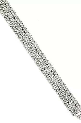 Aheli kundan white waist belt kamar bandh belly chain traditional jewellery gift for women