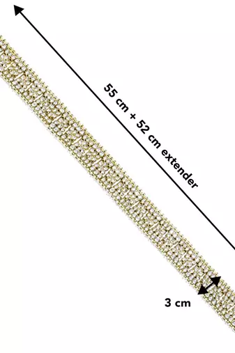 Aheli traditional jewellery kundan white waist belt kamar bandh belly chain jewellery ethnic gift for women