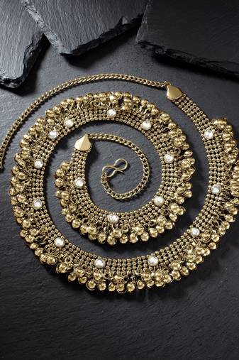 Aheli traditional antique waist belt kamar bandh kamar patta belly chain wedding jewellery gift for women