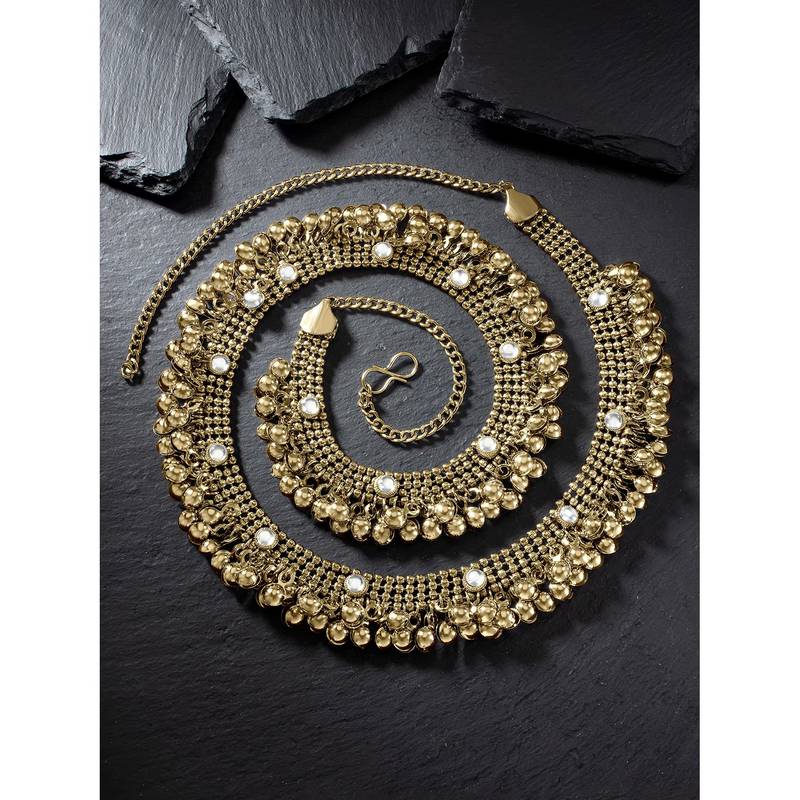 Aheli traditional antique waist belt kamar bandh kamar patta belly chain wedding jewellery gift for women