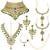 Aheli jodha akbar bridal choker necklace earrings maangtikka nathiya haathpanja traditional jewellery set for women