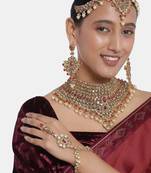 Aheli jodha akbar bridal choker necklace traditional jewellery set for womens