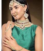 Aheli jodha akbar bridal choker necklace traditional jewellery set for women girls