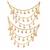 Aheli traditional jewellery pearl layered hair chain accessories with hook for women