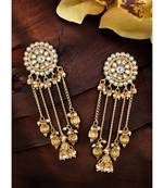 Aheli gold plated chandbali earrings for women & girl