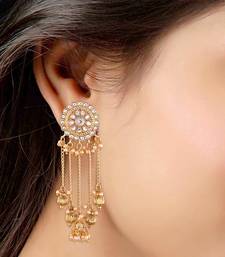 Aheli gold plated chandbali earrings for women & girl