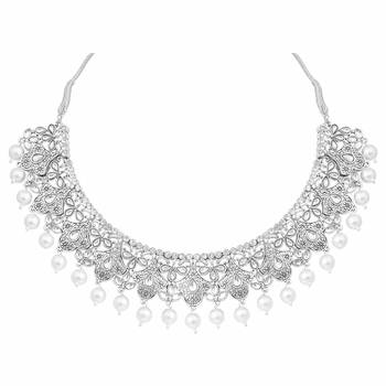 Aheli rajasthani necklace set with earrings & maang tikka for women 2