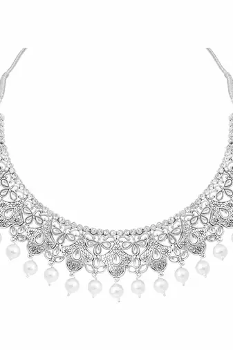 Aheli rajasthani necklace set with earrings & maang tikka for women