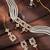 Aheli choker necklace with earring maang tikka jewellery set for women