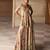 Beige Embroidered Silk Sharara Set