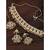 Aheli green choker necklace earring maang tikka set gift for women