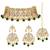 Aheli green choker necklace earring maang tikka set gift for women