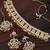 Aheli ethnic maroon traditional jewellery kundan choker necklace earring maang tikka set for women