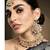 Aheli ethnic multi color traditional jewellery kundan necklace earring mang tikka set for women