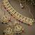 Aheli ethnic multi color traditional jewellery kundan necklace earring mang tikka set for women