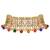 Aheli ethnic multi color traditional jewellery kundan necklace earring mang tikka set for women