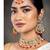 Aheli ethnic red traditional jewellery kundan choker necklace earring maang tikka set for women