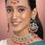 Aheli ethnic indian traditional kundan necklace earring maang tikka jewellery set for women