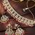 Aheli ethnic indian traditional kundan necklace earring maang tikka jewellery set for women