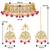 Aheli ethnic indian traditional kundan necklace earring maang tikka jewellery set for women