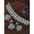 Aheli ethnic indian traditional jewellery kundan necklace earring mang tikka set for women