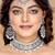 Aheli ethnic indian traditional jewellery kundan necklace earring mang tikka set for women