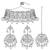 Aheli ethnic indian traditional jewellery kundan necklace earring mang tikka set for women