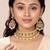 Aheli ethnic indian traditional jewellery kundan choker necklace earring maang tikka set gift for women