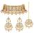 Aheli ethnic indian traditional jewellery kundan choker necklace earring maang tikka set gift for women