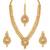 Aheli long necklace jewellery set with maang tikka and earrings for women