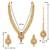 Aheli long necklace jewellery set with maang tikka and earrings for women