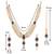 Aheli kundan studded traditional necklace jewellery set gift for women