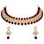 Aheli traditional kundan choker necklace earring maang tikka jewellery set for women