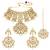 Aheli traditional kundan choker necklace earring & maang tikka set for women