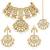 Aheli traditional kundan choker necklace earring & maang tikka set for women