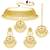 Aheli kundan choker necklace earring maang tikka traditional jewellery set for women