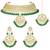 Aheli kundan choker necklace earring maang tikka traditional jewellery set for women