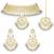 Aheli kundan choker necklace earring maang tikka traditional jewellery set for women