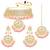 Aheli kundan choker necklace earring maang tikka traditional jewellery set for women
