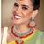 Aheli kundan choker necklace earring maang tikka traditional jewellery set for women