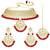 Aheli kundan choker necklace earring maang tikka traditional jewellery set for women