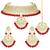 Aheli kundan choker necklace earring maang tikka traditional jewellery set for women