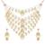 Aheli traditional kundan pearl floral layered long necklace with earring jewellery set for women