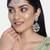 Aheli traditional kundan pearl chandbali earrings with maang tikka set for women