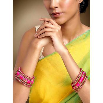 rani pink bangles set navratri gift for women 2