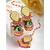 Aheli enamel meenakari jhumki earrings with maang tikka jewellery set for women