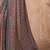 Multicolor printed crepe silk fancy smooth saree with unstitch blouse
